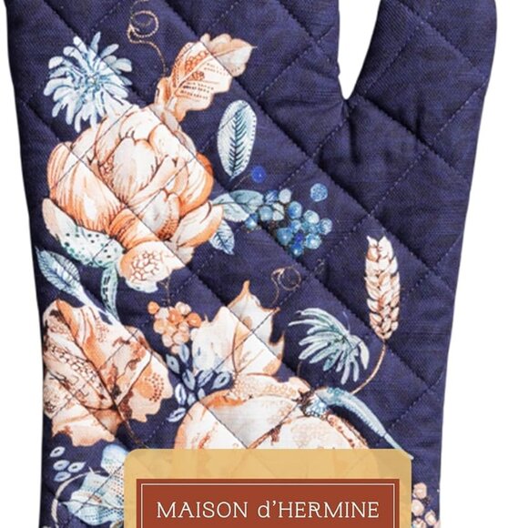 Other - Oven Gloves 100% Cotton Oven Mitt 7" x 13" with Loop Heat Resistant, BBQ, Cookin